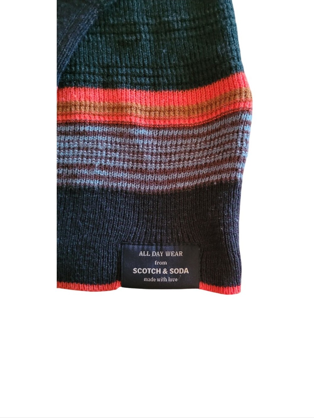 Navy Multistripe Crewneck Sweater by Autograph - Picture 4 of 5